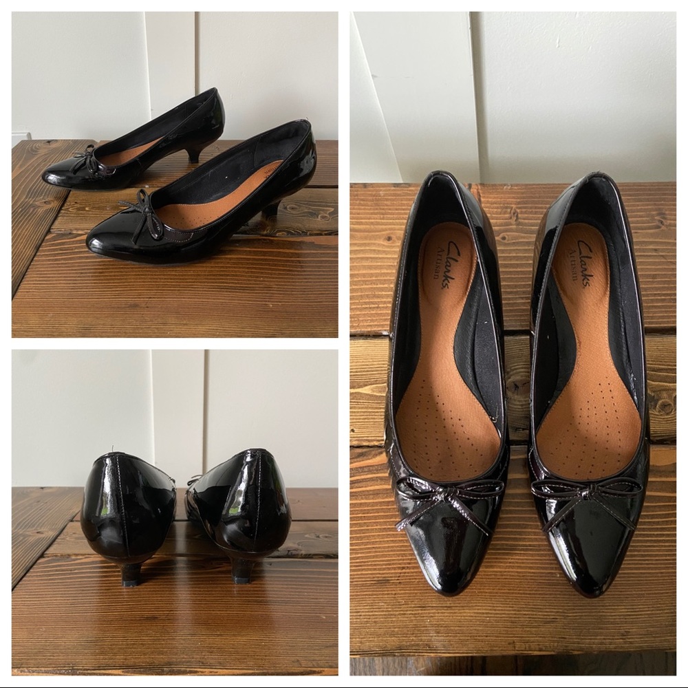 Clark’s Active Air Patent Leather Pump Shoes